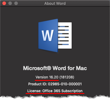 word for mac ribbon not showing
